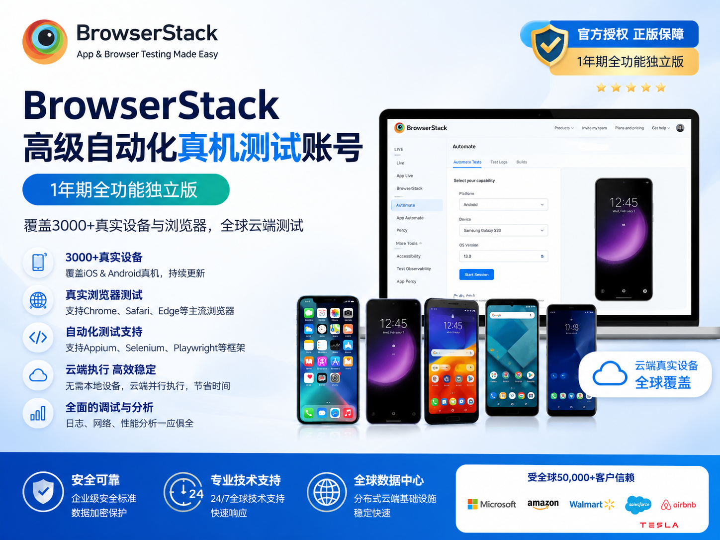 BrowserStack [1年]