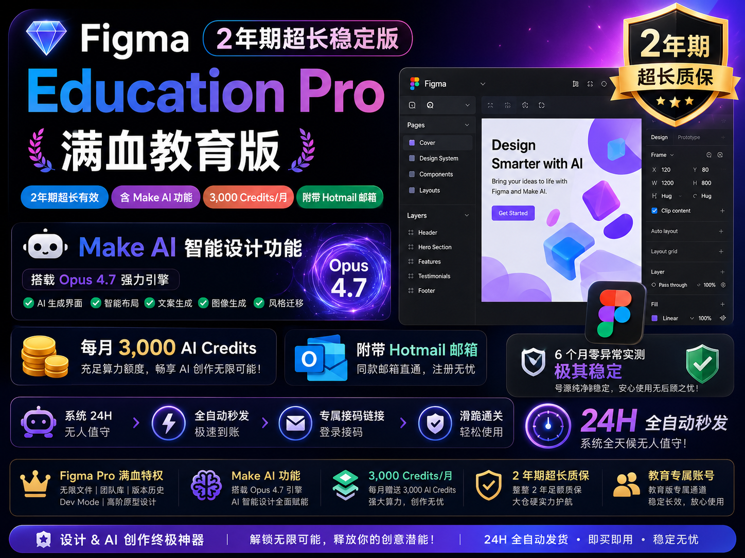 Figma 2年期超长稳定版 [Education Pro 满血教育版]